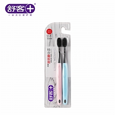 舒客 炭丝能量牙刷 2支装  ZHS-TS02
