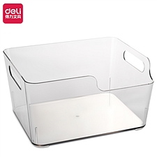 得力 PK107收纳盒(小)(透明)