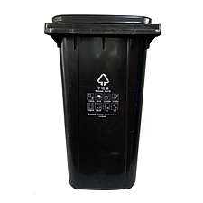 国产 环卫垃圾桶 (黑色) 240L 带轮  干垃圾