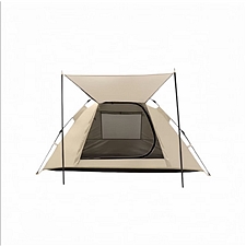 探险者 一室一厅云野速开帐篷 (银胶米白) 205*145*120cm  TXZ-QCSM