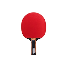 得力 安格耐特一星乒乓球拍 (正红反黑) 单支装  F2311横拍