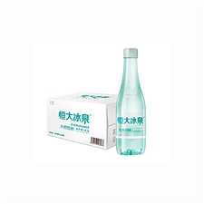 恒大冰泉 长白山饮用天然矿泉水 500ml*24瓶  低钠弱碱性