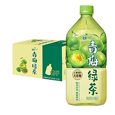 统一 青梅绿茶饮料 1L*8瓶  青梅绿茶