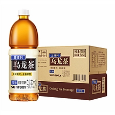 三得利 乌龙茶0糖0脂茶饮料 900ml*12瓶  无糖