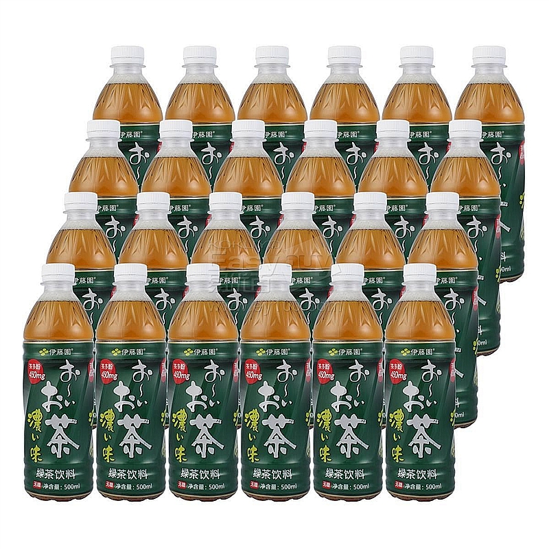 伊藤园 浓味绿茶(无糖)量贩 500ml*24瓶