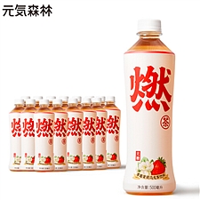 元气森林 无糖乌龙燃茶饮料 500ml*15  草莓茉莉