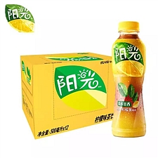 可口可乐 阳光无糖柠檬茶饮料 500ml*12瓶