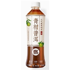 元气森林 燃茶饮料 500ml*15瓶/箱  青柑普洱茶