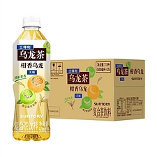 三得利 柑香乌龙茶无糖 500ml*15瓶  无糖0脂