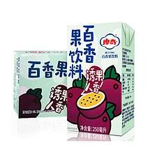 摩奇 百香果果汁果味饮料 250ml*24盒