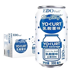 EDO Pack 水果饮料 330ml*24罐  乳酸菌味