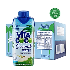 唯他可可 椰子水 330ml*12罐  原味