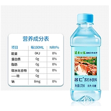 名仁 苏打水饮料无糖无汽弱碱性水 375ml