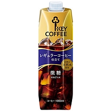 KEY COFFEE 低糖咖啡饮料 1L*6盒  低糖