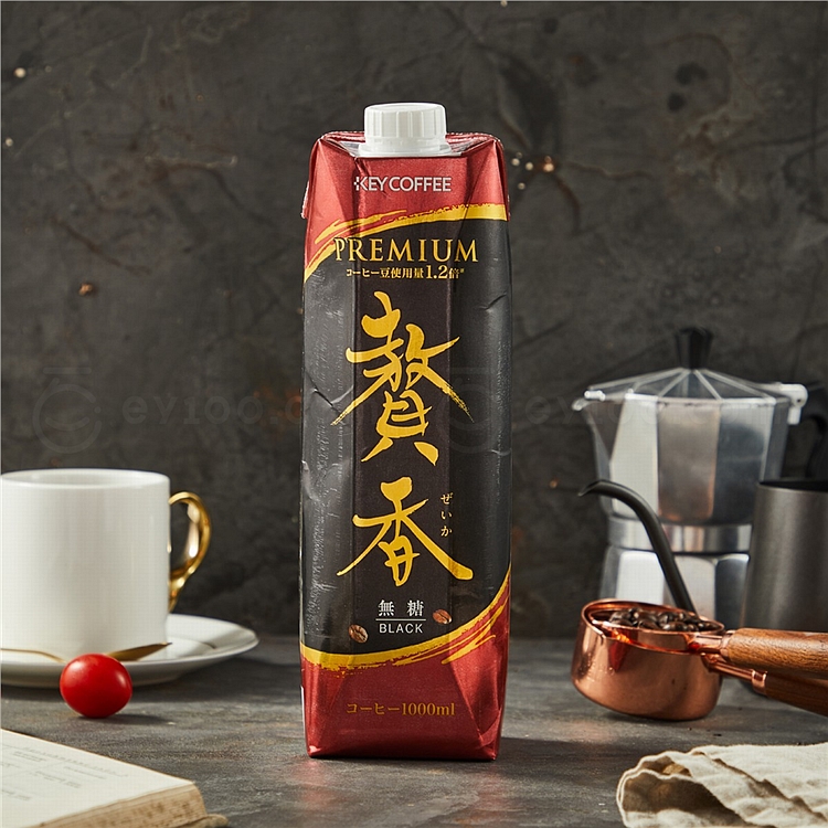 KEY COFFEE 赘香无糖咖啡饮料1L*6盒赘香无糖｜咖啡/可可饮料｜饮料