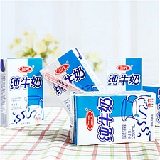 三元 小方白纯牛奶 250ml*24盒