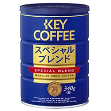 KEY COFFEE 蓝罐装醇香烘焙咖啡粉 340g