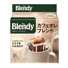 AGF Blendy挂耳咖啡 7g*18片  绿白袋欧蕾