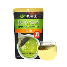 伊藤园 抹茶绿茶玄米茶包 45g(含15小袋)