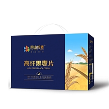 阴山优麦 高纤黑燕麦片礼盒 1.2kg