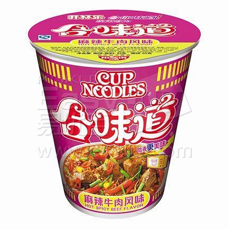 日清 合味道麻辣牛肉风味 83g 麻辣牛肉面|方便面|粮油/方便速食|饮料