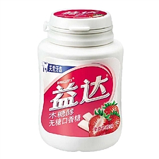 益达 木糖醇无糖口香糖 56g(约40粒装)  清爽草莓味