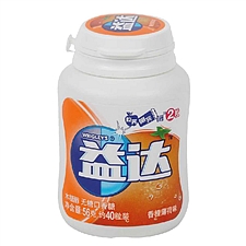 益达 木糖醇无糖口香糖 56g(约40粒装)  香橙薄荷味