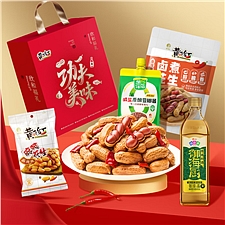 黄飞红 功夫美味欣和福礼礼盒 993g+1410ml
