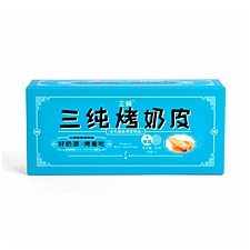 三纯 烤奶皮 54g  海盐味
