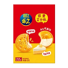 乐之 夹心可酥饼 67g  双重芝士味