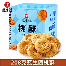 冠生园 桃酥 208g  原味