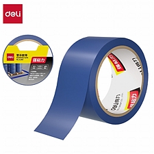 得力 警示胶带PVC (蓝色) 48mm*33m*130mm  JL302