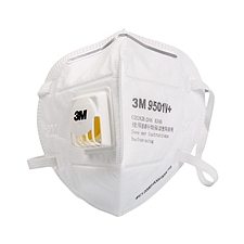 3M 耳戴式防颗粒物口罩带呼吸阀KN95 环保装 25个/袋  9501V+