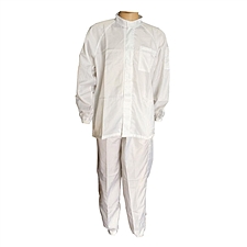 国产 防静电分体服 (白) (衣服+裤子) XL