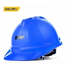 得力 ABS安全帽LA认证 (蓝) 52-64mm  DL525002