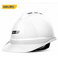 得力 ABS安全帽LA认证 (白) 52-64mm  DL525004