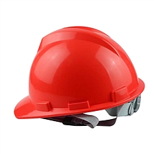 汉盾 安全帽 (红) V型HDPE标准型  HD-HT25