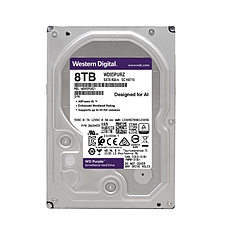 西部数据 监控级硬盘 紫盘 CMR垂直 256MB SATA 8TB  WD85PURZ