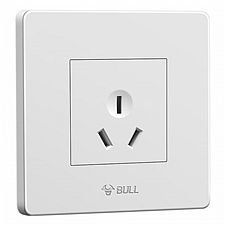 公牛 三孔墙壁插座 86型面板 暗装10A  G07Z103