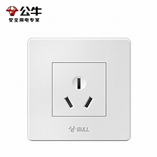 公牛 三孔16A插座空调插座86型面板  G07Z104S