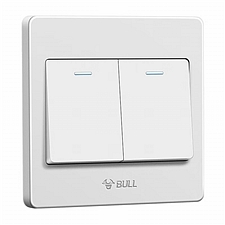 公牛 二开单控开关 86型面板 暗装  G07K211C