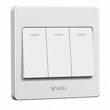 公牛 三开双控开关 86型面板 暗装  G07K312C