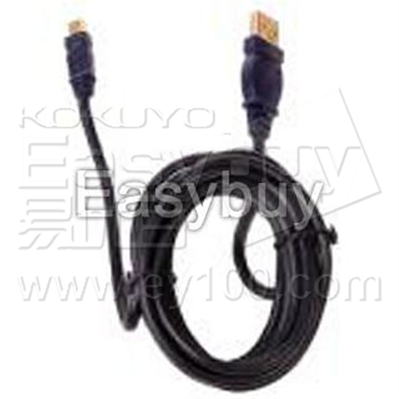贝尔金 高速USB2.0传输线 迷你口 黄金版 1.8米  F3U138ZH06-GLD