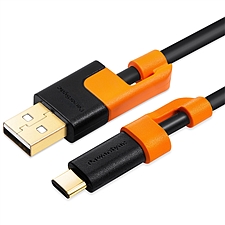 包尔星克 Type C 数据线/手机充电线 (黑配橘) 1.5米  CUBCGAR0150A