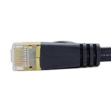 包尔星克 七类扁线高速网络传输线 (黑色) 10米  CAT7-GFMG100-2