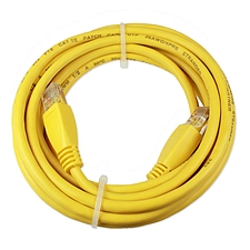 包尔星克 KATE-5 五类铜包铝圆网线 (黄) 3m  UTP5-