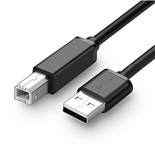 绿联 USB2.0打印机数据线/打印线 (黑色) 3米  10328