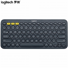 罗技 无线蓝牙键盘 (黑色)  K380