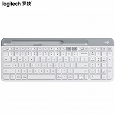 罗技 无线蓝牙键盘 (白色)  K580