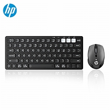 惠普 (HP)无线+蓝牙 双模键鼠套装 (黑色)  CS750